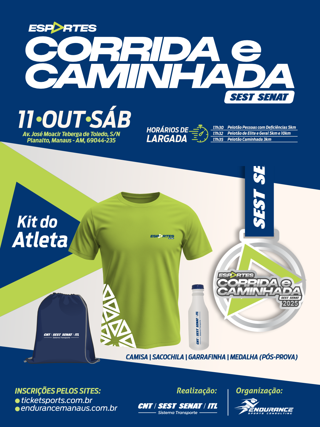 Corrida e Caminhada SEST SENAT 2025